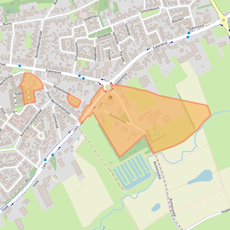 Kaart van postcodegebied 5571GA.