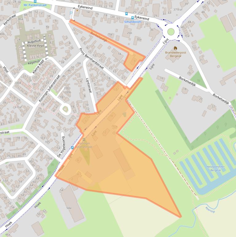 Kaart van postcodegebied 5571GB.