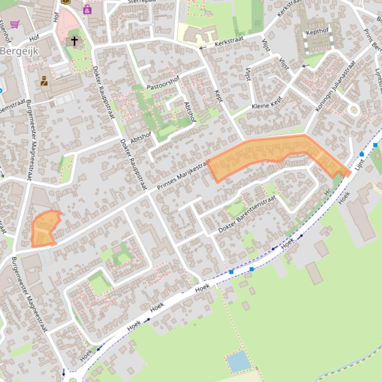 Kaart van postcodegebied 5571GP.