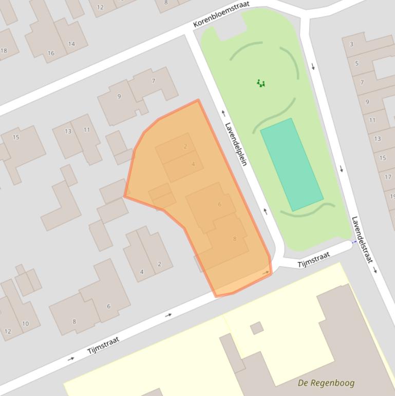 Kaart van postcodegebied 5571HN.