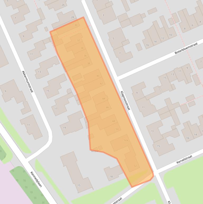 Kaart van postcodegebied 5571JH.