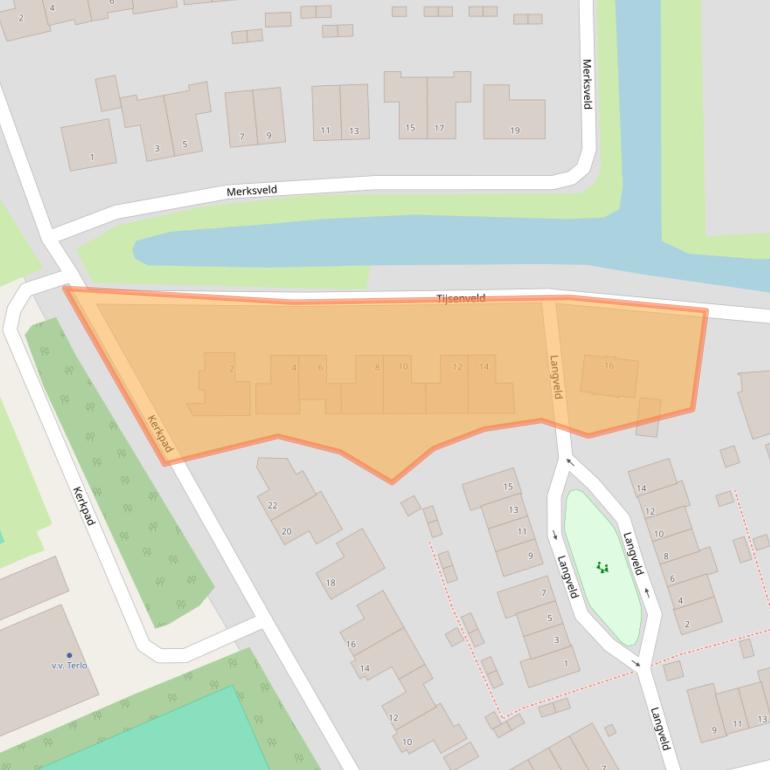 Kaart van postcodegebied 5571JL.