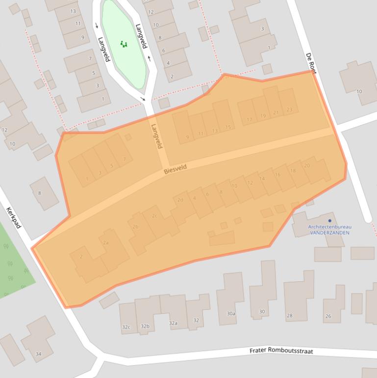 Kaart van postcodegebied 5571JP.