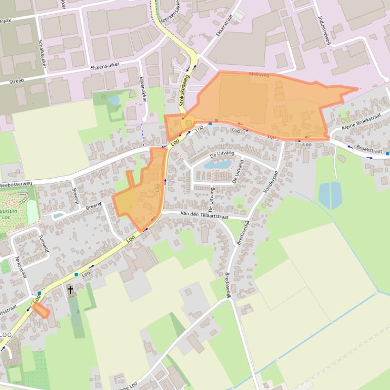 Kaart van postcodegebied 5571KR.