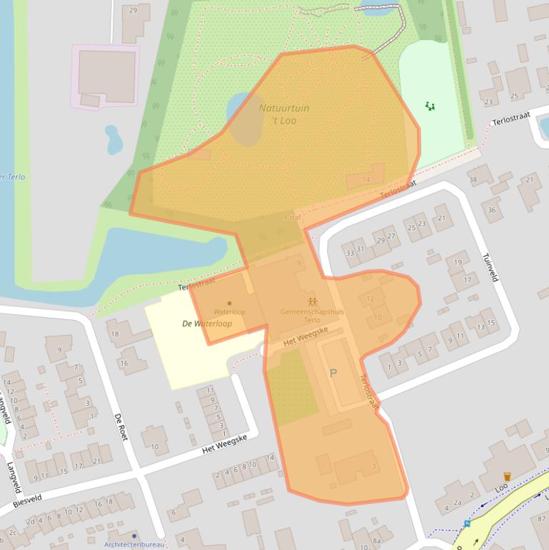 Kaart van postcodegebied 5571KW.