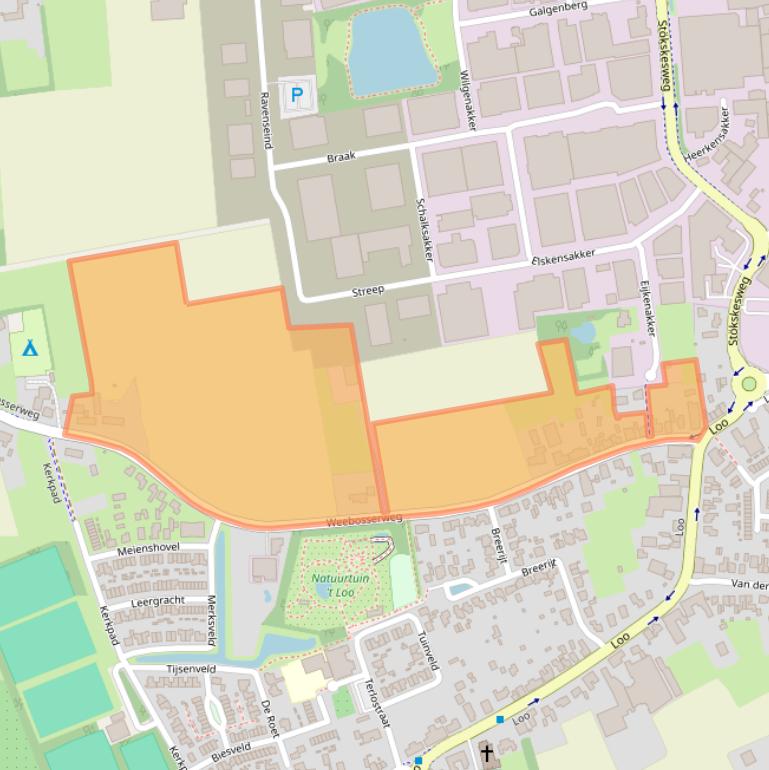 Kaart van postcodegebied 5571LM.