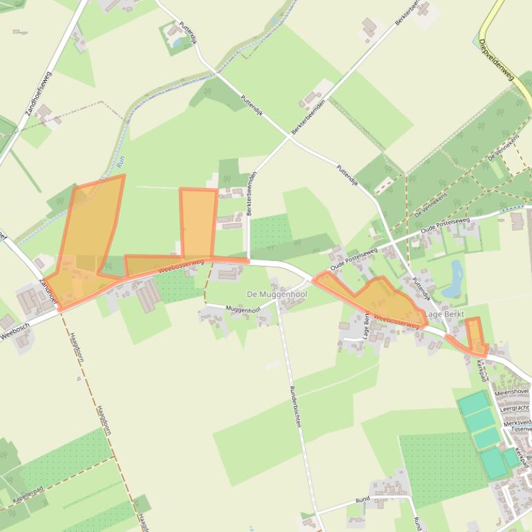 Kaart van postcodegebied 5571LN.