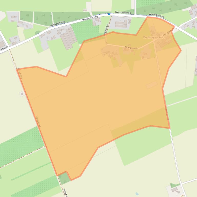 Kaart van postcodegebied 5571LT.