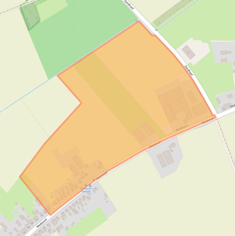 Kaart van postcodegebied 5571LX.