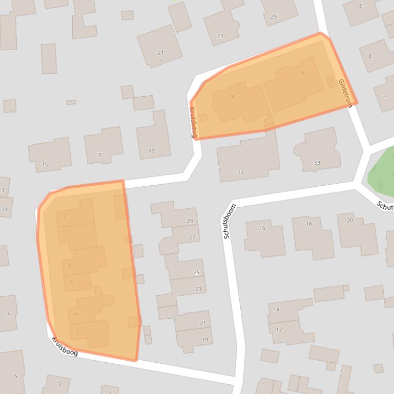 Kaart van postcodegebied 5571MB.