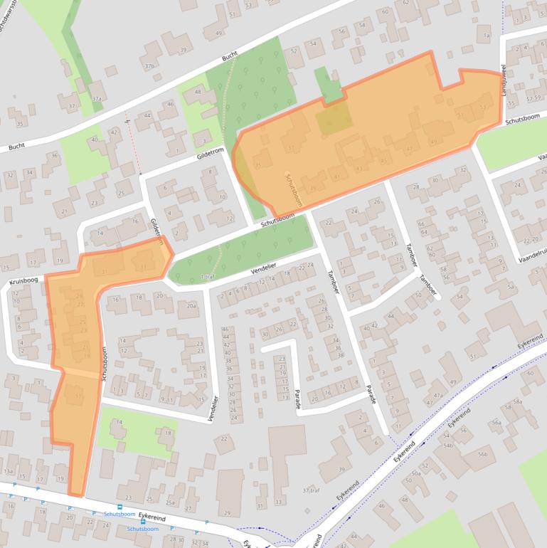 Kaart van postcodegebied 5571ME.