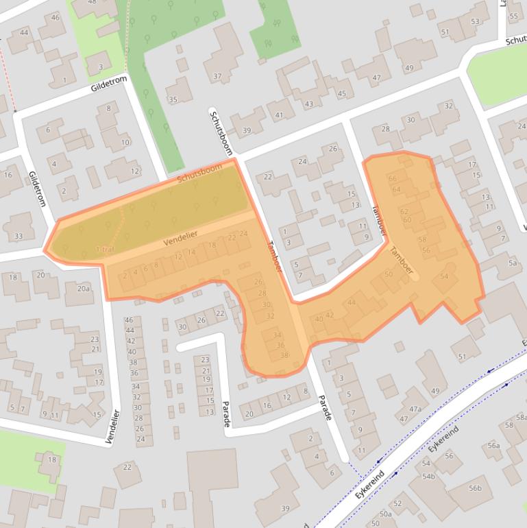 Kaart van postcodegebied 5571MJ.
