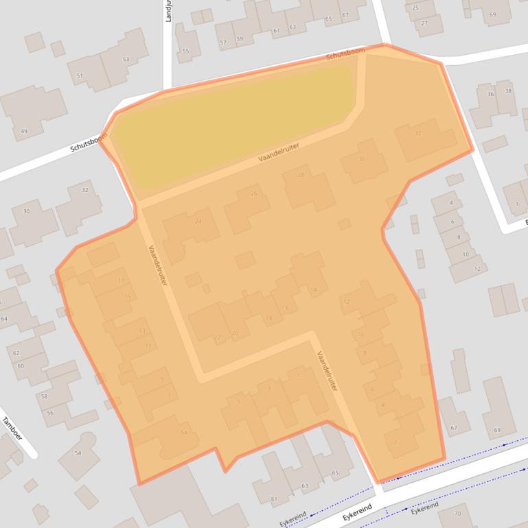 Kaart van postcodegebied 5571MK.