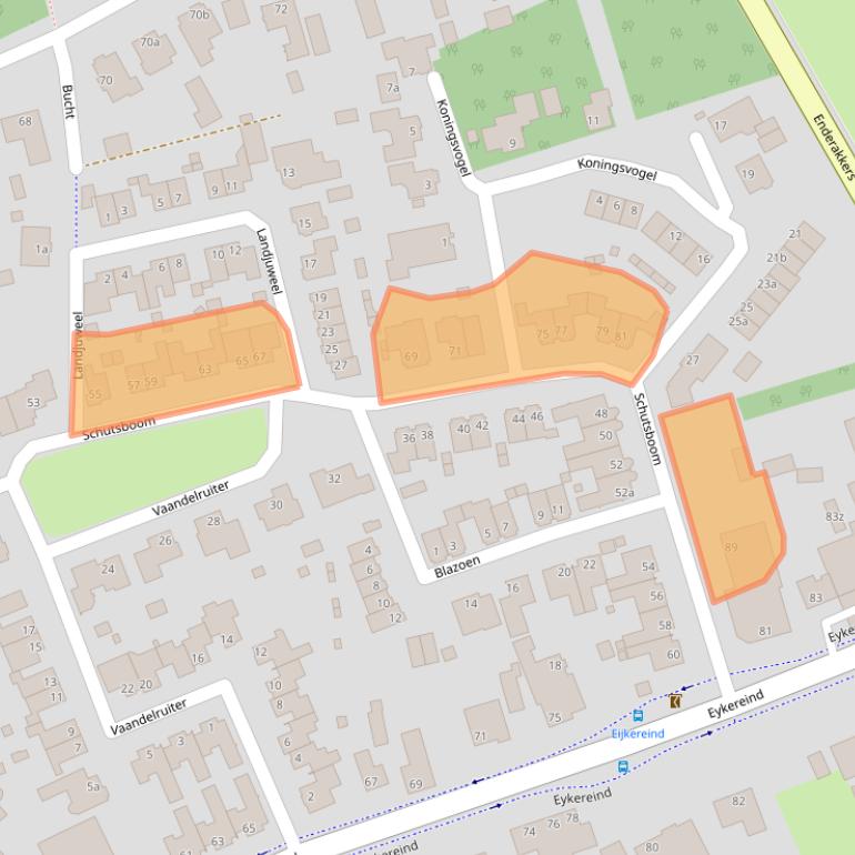 Kaart van postcodegebied 5571MR.