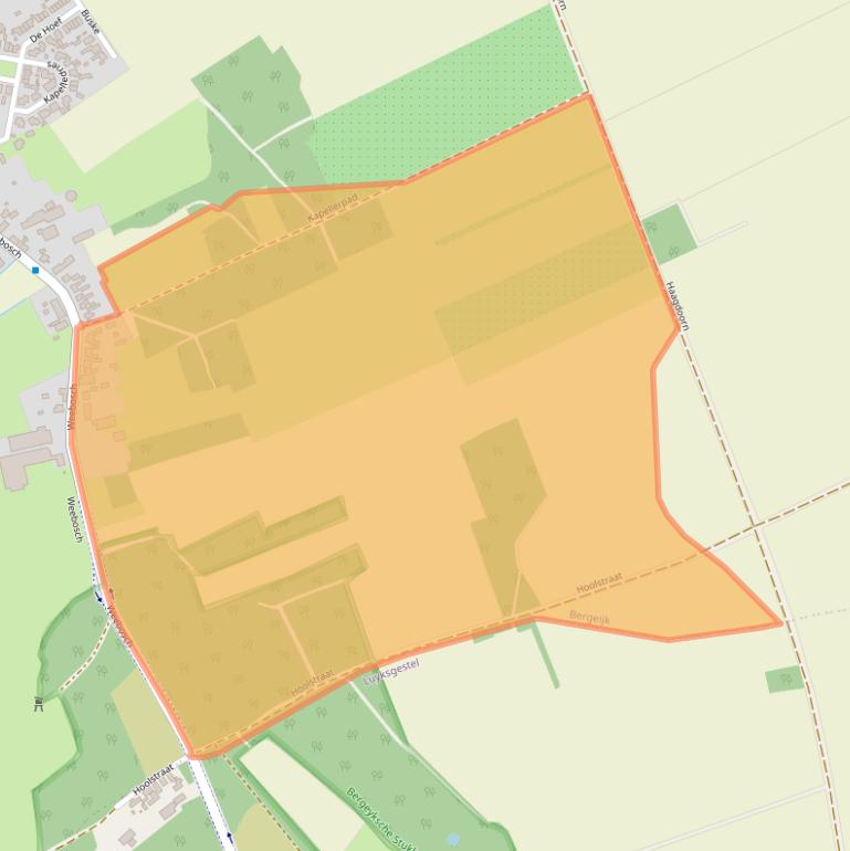 Kaart van postcodegebied 5571NG.