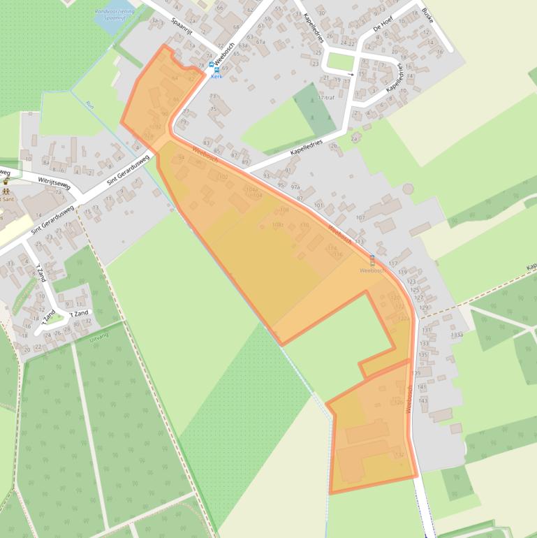 Kaart van postcodegebied 5571NH.