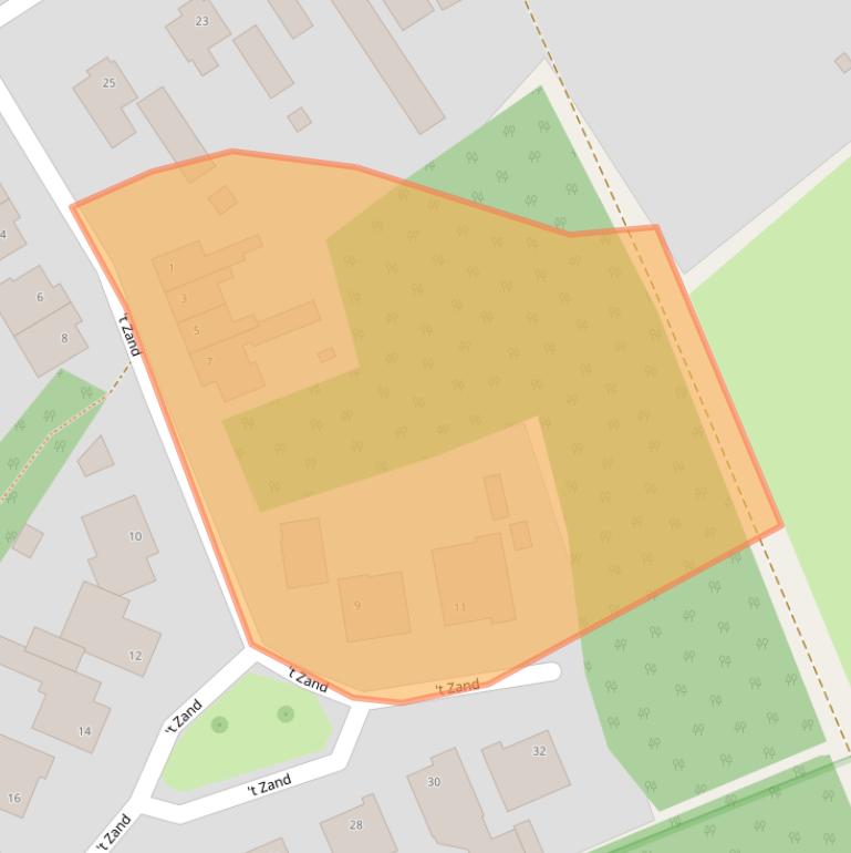 Kaart van postcodegebied 5571NK.