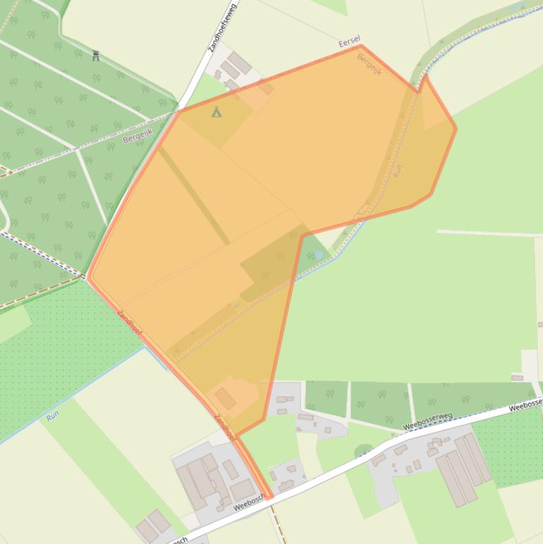 Kaart van postcodegebied 5571NM.