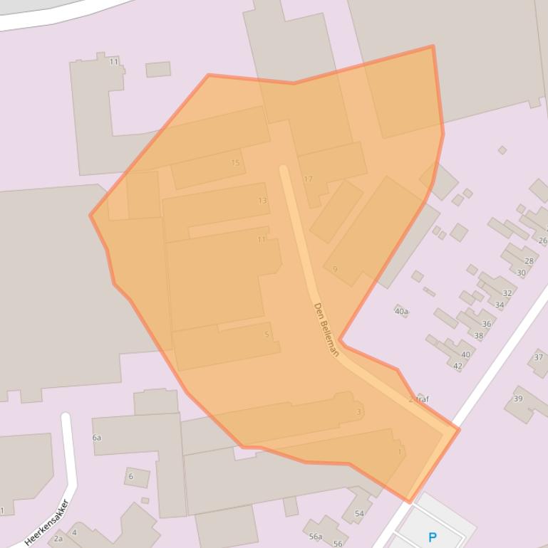 Kaart van postcodegebied 5571NR.