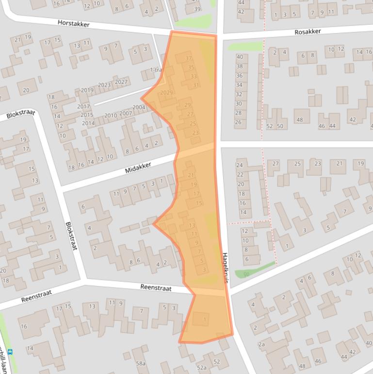 Kaart van postcodegebied 5571PA.