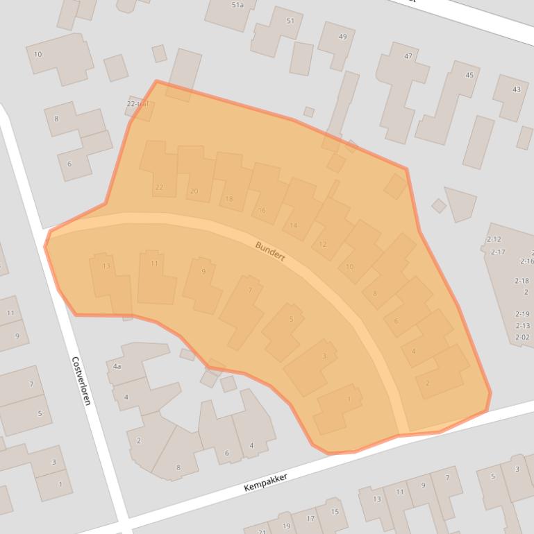 Kaart van postcodegebied 5571PT.