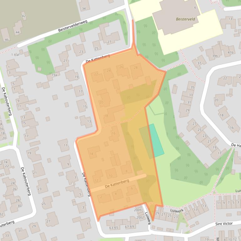 Kaart van postcodegebied 5571RZ.