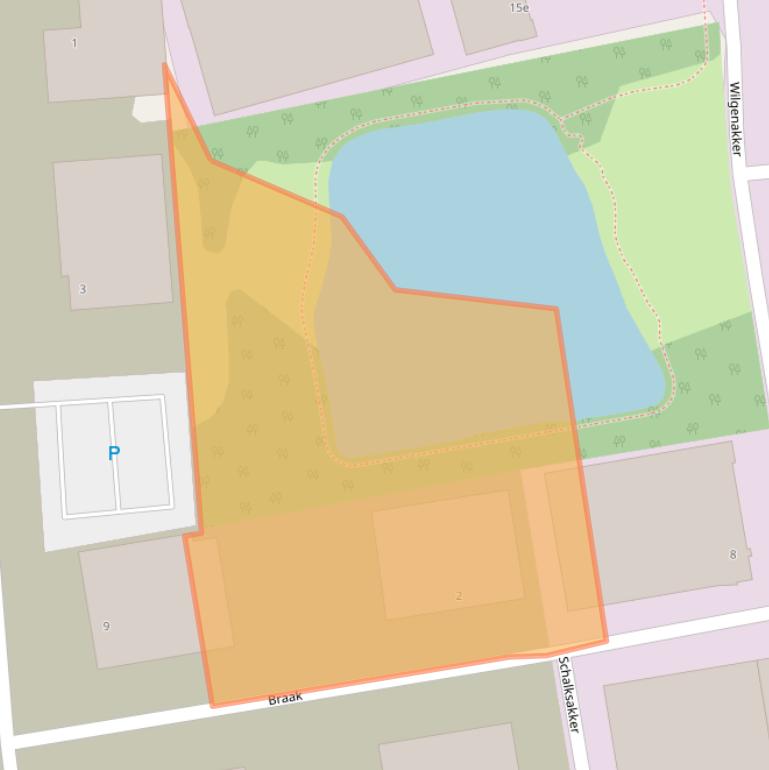 Kaart van postcodegebied 5571SC.