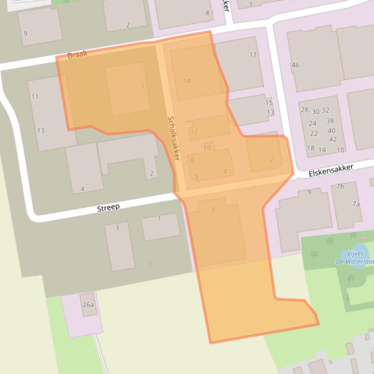 Kaart van postcodegebied 5571SG.