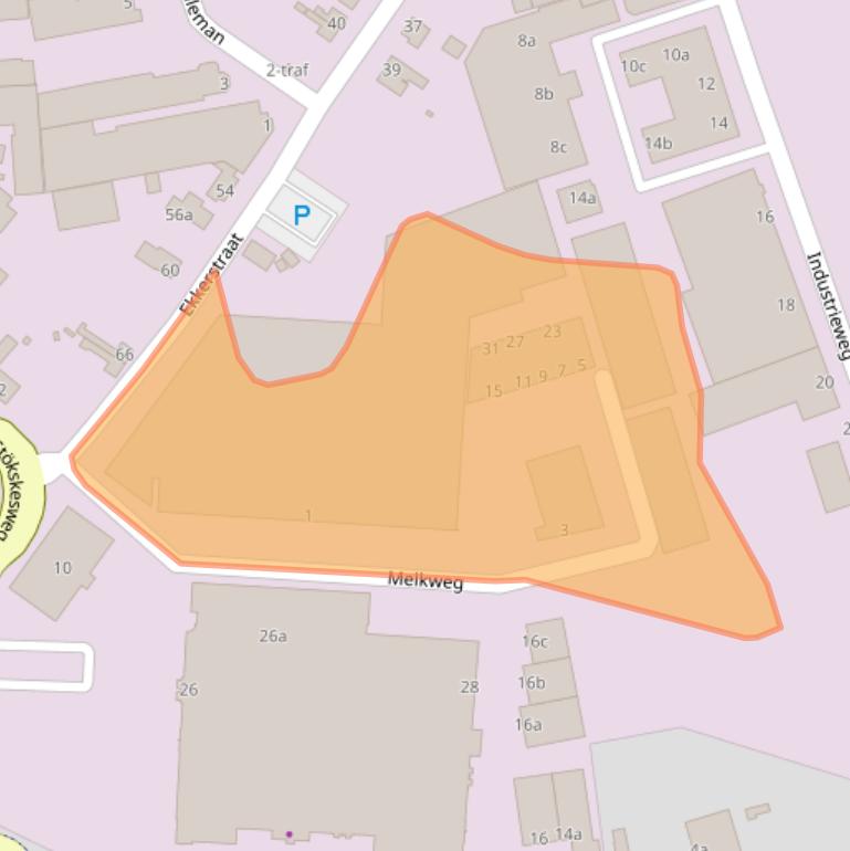 Kaart van postcodegebied 5571SM.