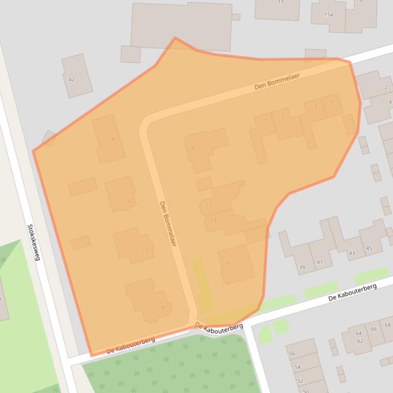 Kaart van postcodegebied 5571SR.