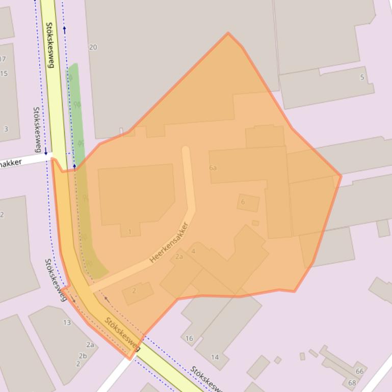 Kaart van postcodegebied 5571ST.