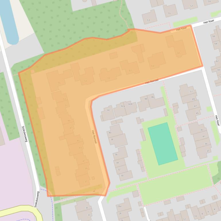 Kaart van postcodegebied 5571SX.