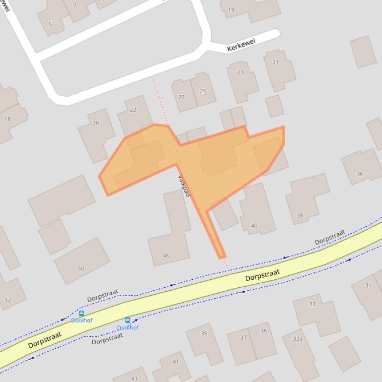 Kaart van postcodegebied 5575AB.