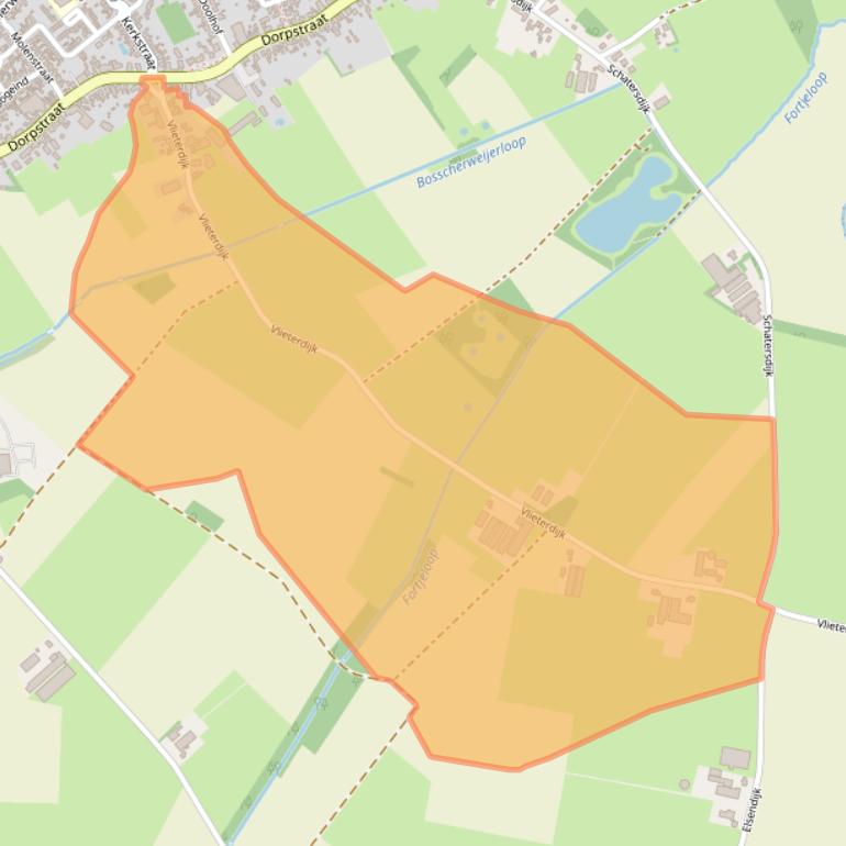 Kaart van postcodegebied 5575AM.