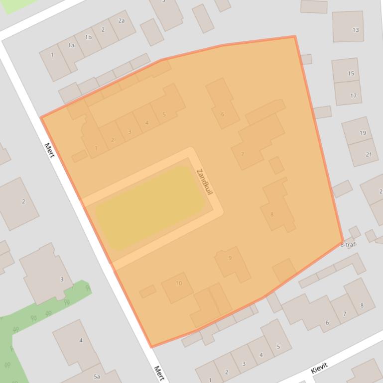 Kaart van postcodegebied 5575AS.