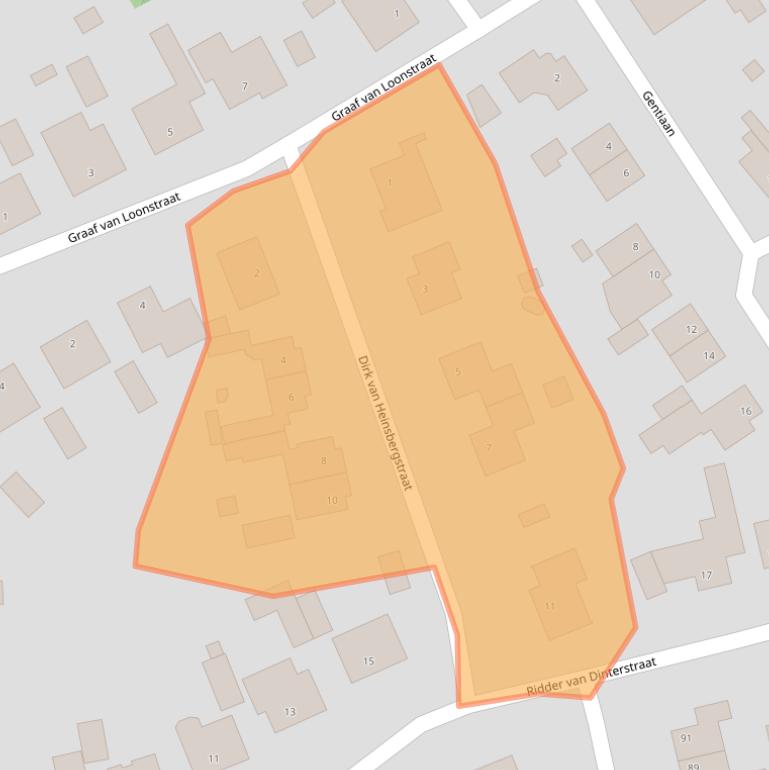 Kaart van postcodegebied 5575BM.