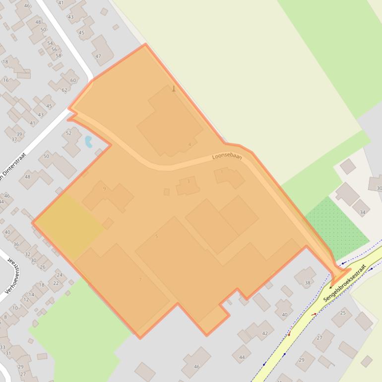 Kaart van postcodegebied 5575BV.