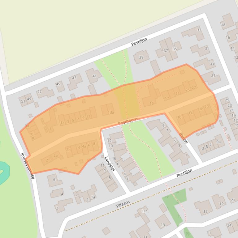 Kaart van postcodegebied 5575DR.