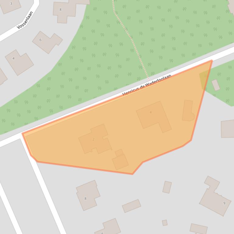 Kaart van postcodegebied 5581CN.