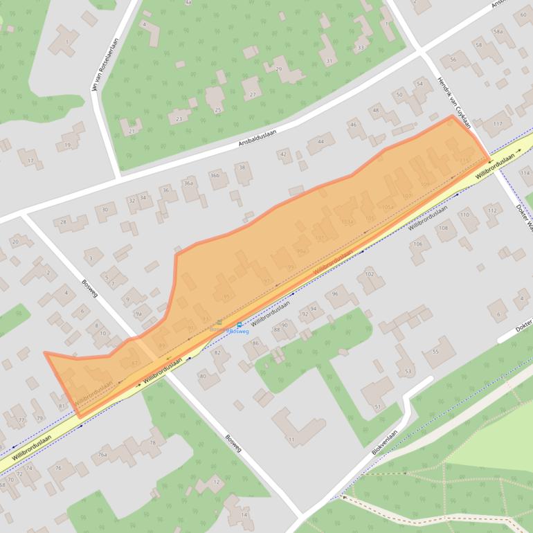 Kaart van postcodegebied 5581GC.