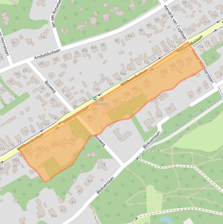 Kaart van postcodegebied 5581GH.