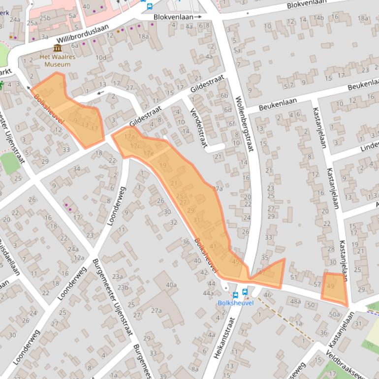 Kaart van postcodegebied 5581HM.