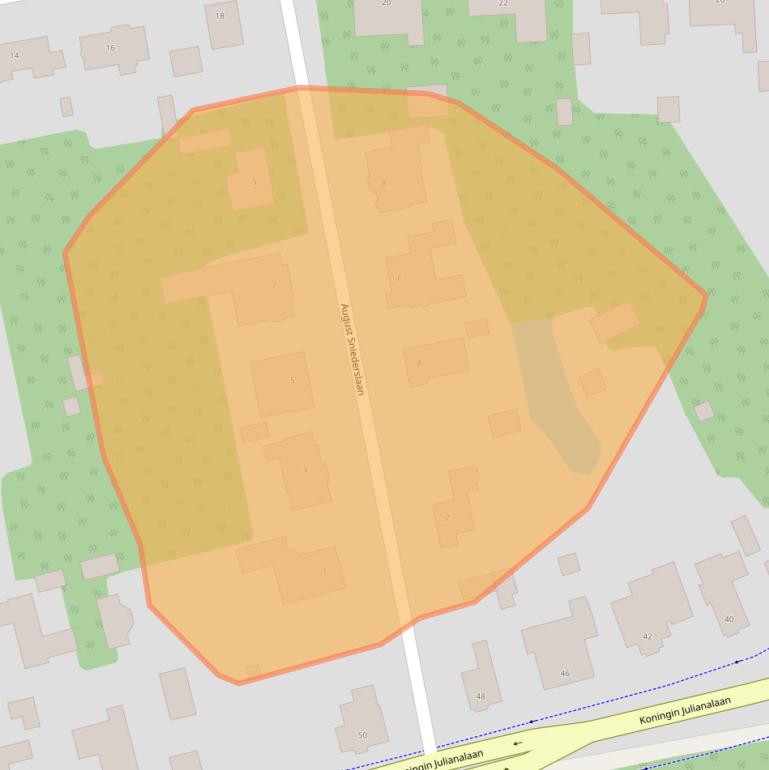 Kaart van postcodegebied 5582EM.