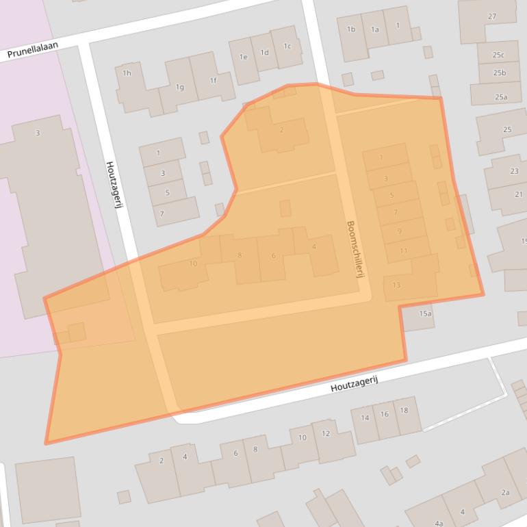 Kaart van postcodegebied 5582GV.