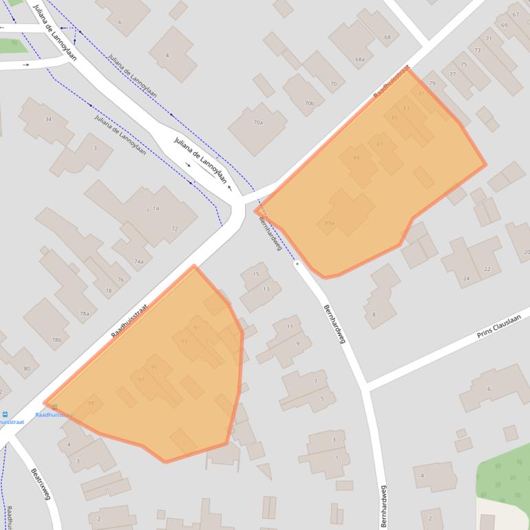 Kaart van postcodegebied 5582JC.