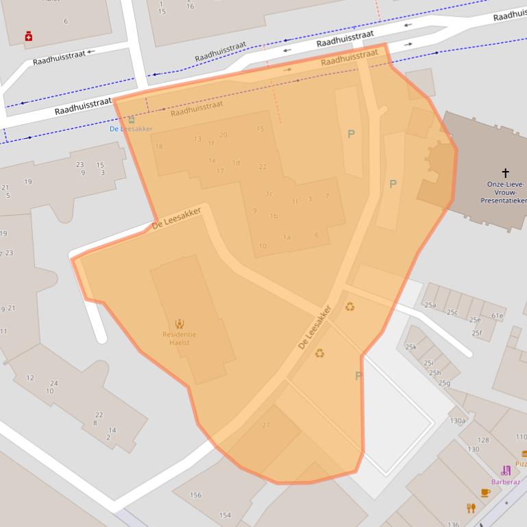 Kaart van postcodegebied 5582ZB.