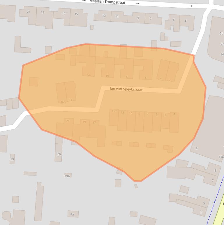 Kaart van postcodegebied 5582ZD.