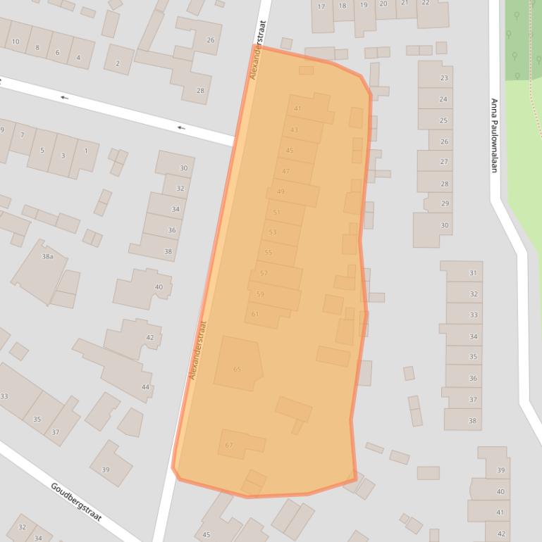 Kaart van postcodegebied 5583BJ.