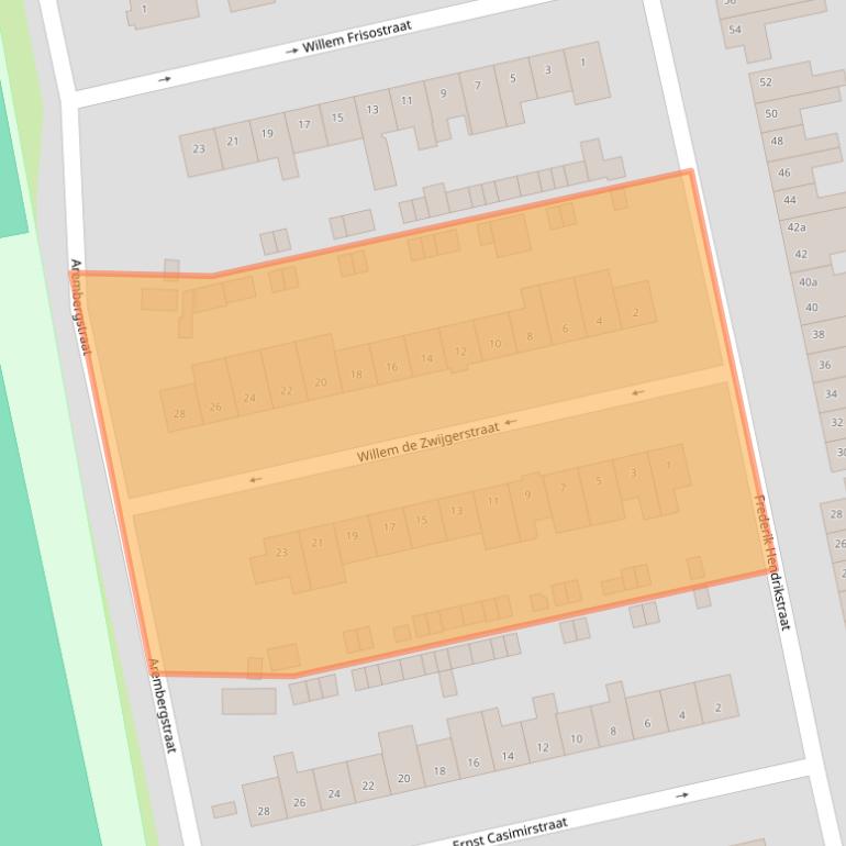 Kaart van postcodegebied 5583CG.