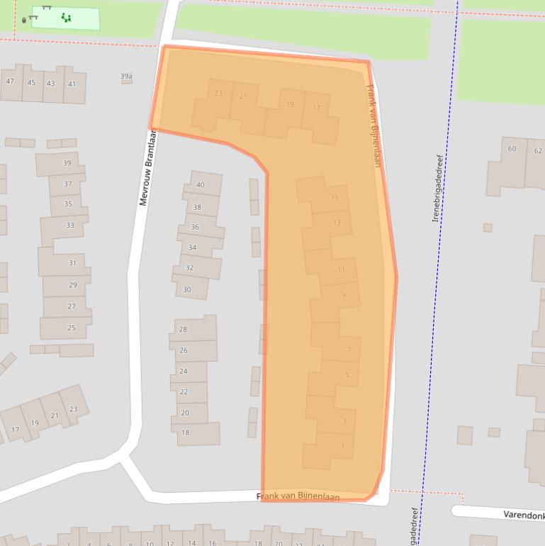 Kaart van postcodegebied 5583EC.